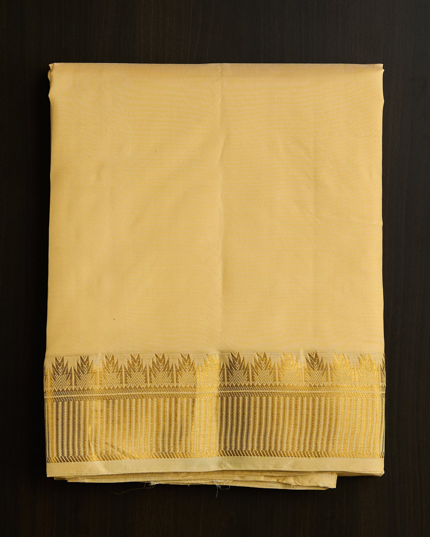 Pure Silk 3” Border Dhoti set 8*4 + 2.50