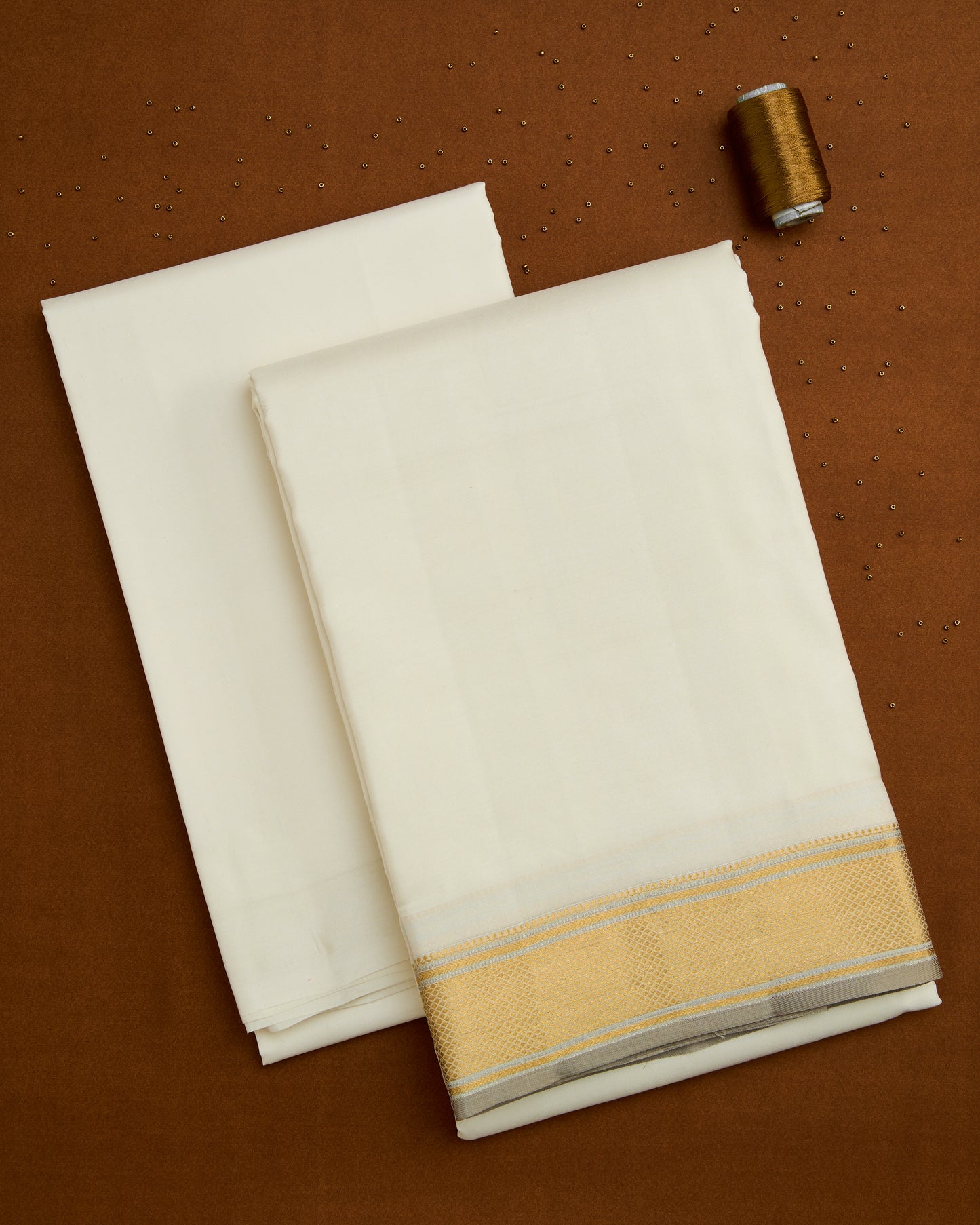 Pure Silk Designer Dhoti 8 Mulam + 2.50 (3in1)