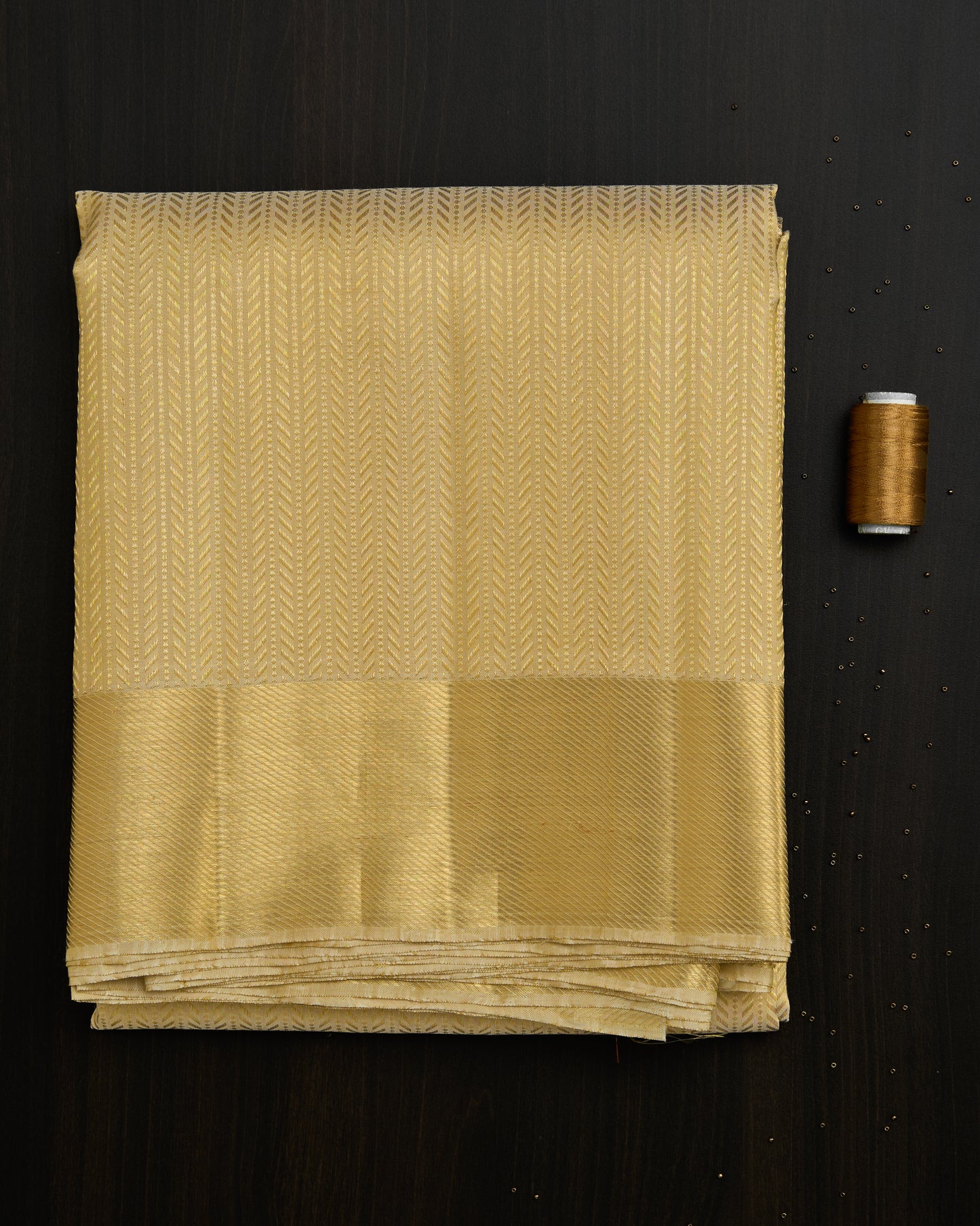 Pure Kanchipuram Silk Dhoti set 9*5 + 2.50 (3in1)
