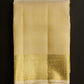 Pure Kanchipuram Silk Vaira Oosi Elephant Border Dhoti set 9*5 + 2.50 (3in1)