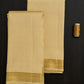 Pure Kanchipuram Silk Horizontal Lines Dhoti set 9*5 + 2.50 (3in1)
