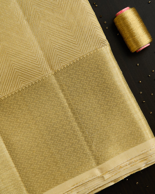 Pure Kanchipuram 6” Brocade Silk Dhoti set 9*5 + 2.50