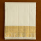 Pure Silk 4” border Dhoti set 8*4 + 2.50
