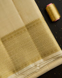 Pure Kanchipuram silk 5” border dhoti set 9*5 +2.50
