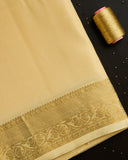 Pure Silk 3” Border Dhoti set 8*4 + 2.50