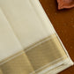 Pure Kanchipuram silk 3” border dhoti set 9*5 +2.50