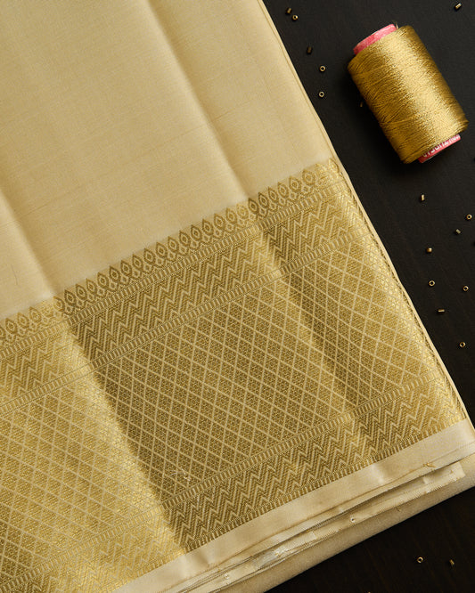 Pure Kanchipuram silk 5” border dhoti set 9*5 +2.50