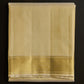 Pure Kanchipuram Silk 3” border Dhoti set 9*5 + 2.50