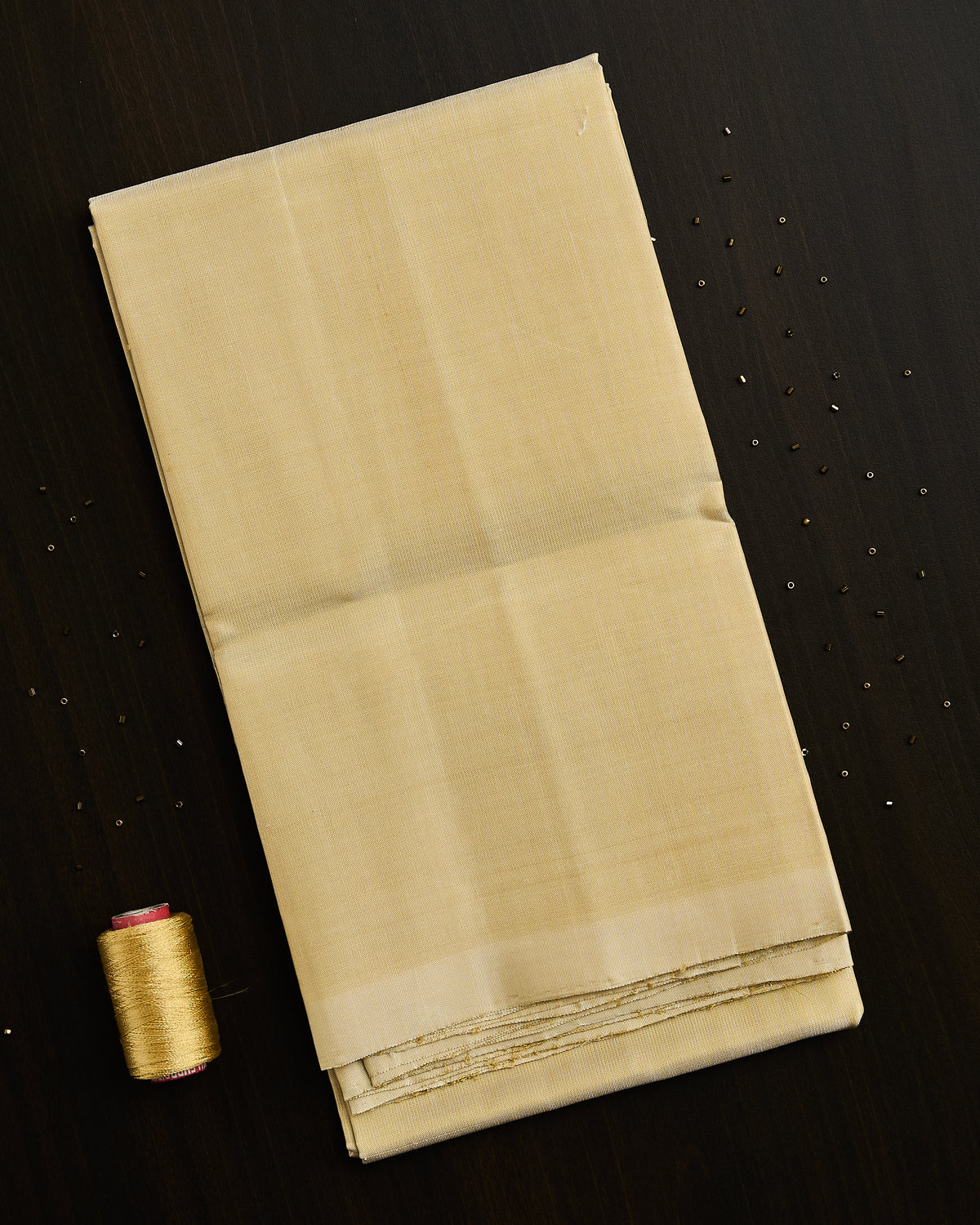 Pure Kanchipuram Silk Vaira Oosi Elephant Border Dhoti set 9*5 + 2.50 (3in1)
