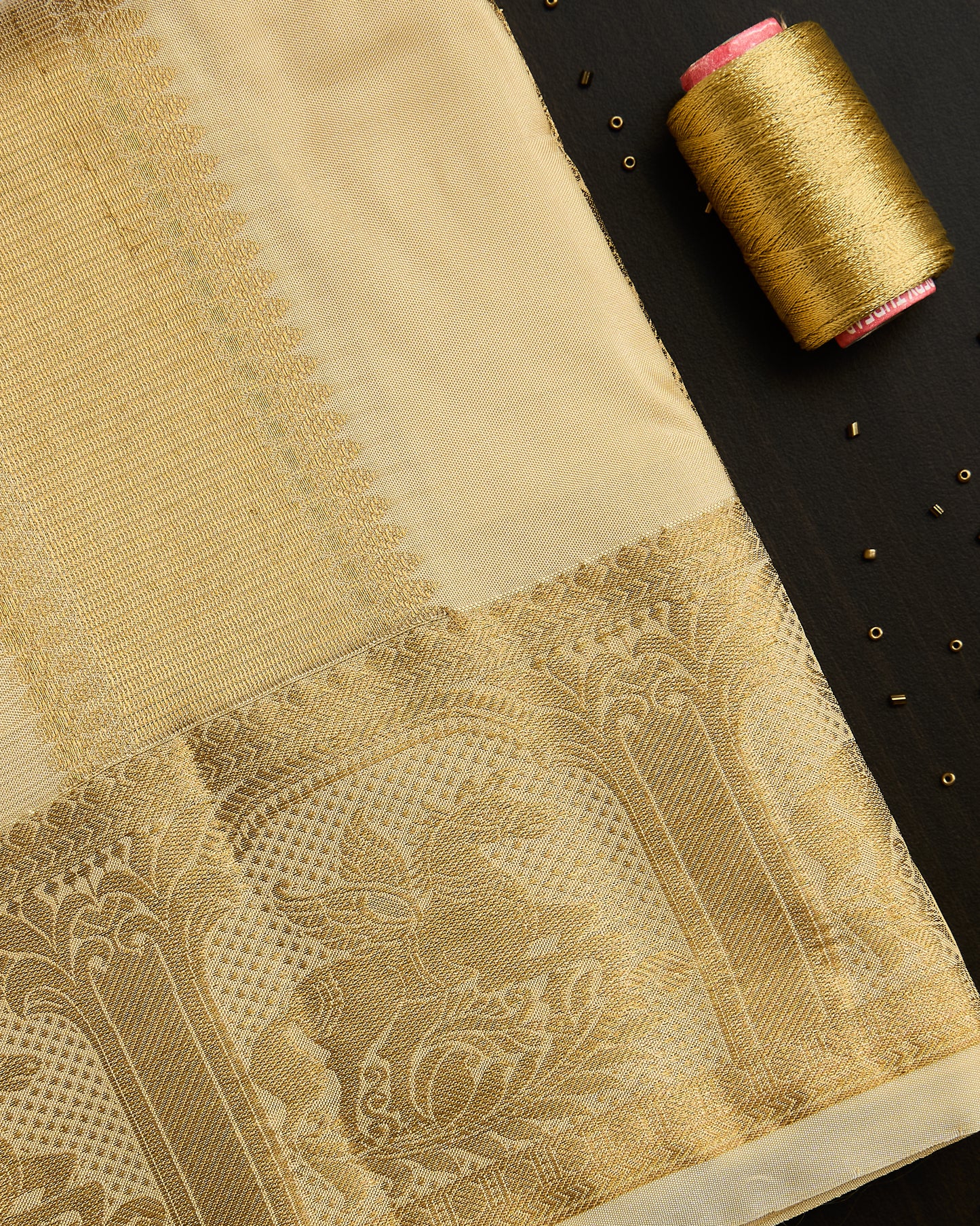 Semi Silk Unicorn Border Dhoti set 8*4+2.50