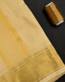 Semi Silk Embossed Dhoti set 8*4 + 2.50 (3in1)