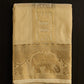 Semi Silk Elephant Border Dhoti set 8*4+2.50