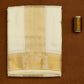 Semi Silk Embossed Chariot Border Dhoti set 8Mulam + 2.50 (2in1)