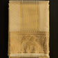 Semi Silk Elephant Border Embossed Dhoti set 8*4+2.50