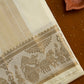 Semi Silk Pallaku Border Dhoti set 8*4+2.50