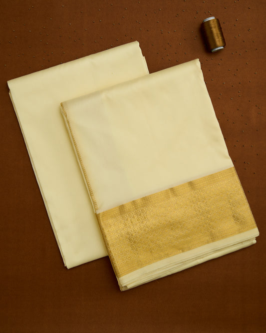 Semi Silk Dhoti set 8*4 + 2.50 (3in1)