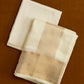 Semi Silk 4” Border Dhoti set 8*4+2.50