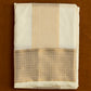 Semi Silk 4” Border Dhoti set 8*4+2.50