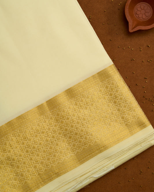 Semi Silk Dhoti set 8*4 + 2.50 (3in1)