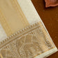 Semi Silk Elephant Border Embossed Dhoti set 8*4+2.50
