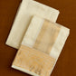 Semi Silk Elephant Border Embossed Dhoti set 8*4+2.50