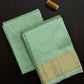 Semi Silk Green Dhoti set 9*5 + 2.50 (3in1)
