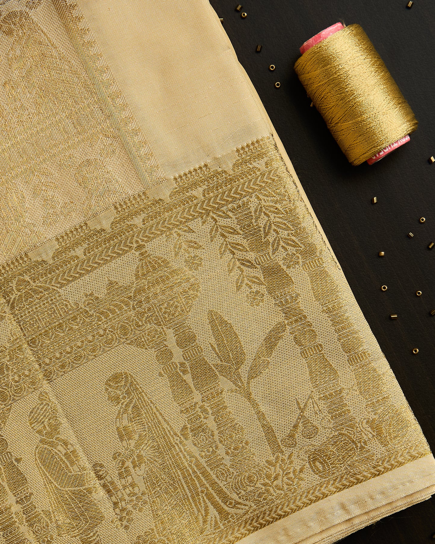 Semi Silk Kalyana Border Dhoti set 8*4+2.50