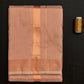 Copper Semi Silk Dhoti set 8*4 + 2.50 (3in1)