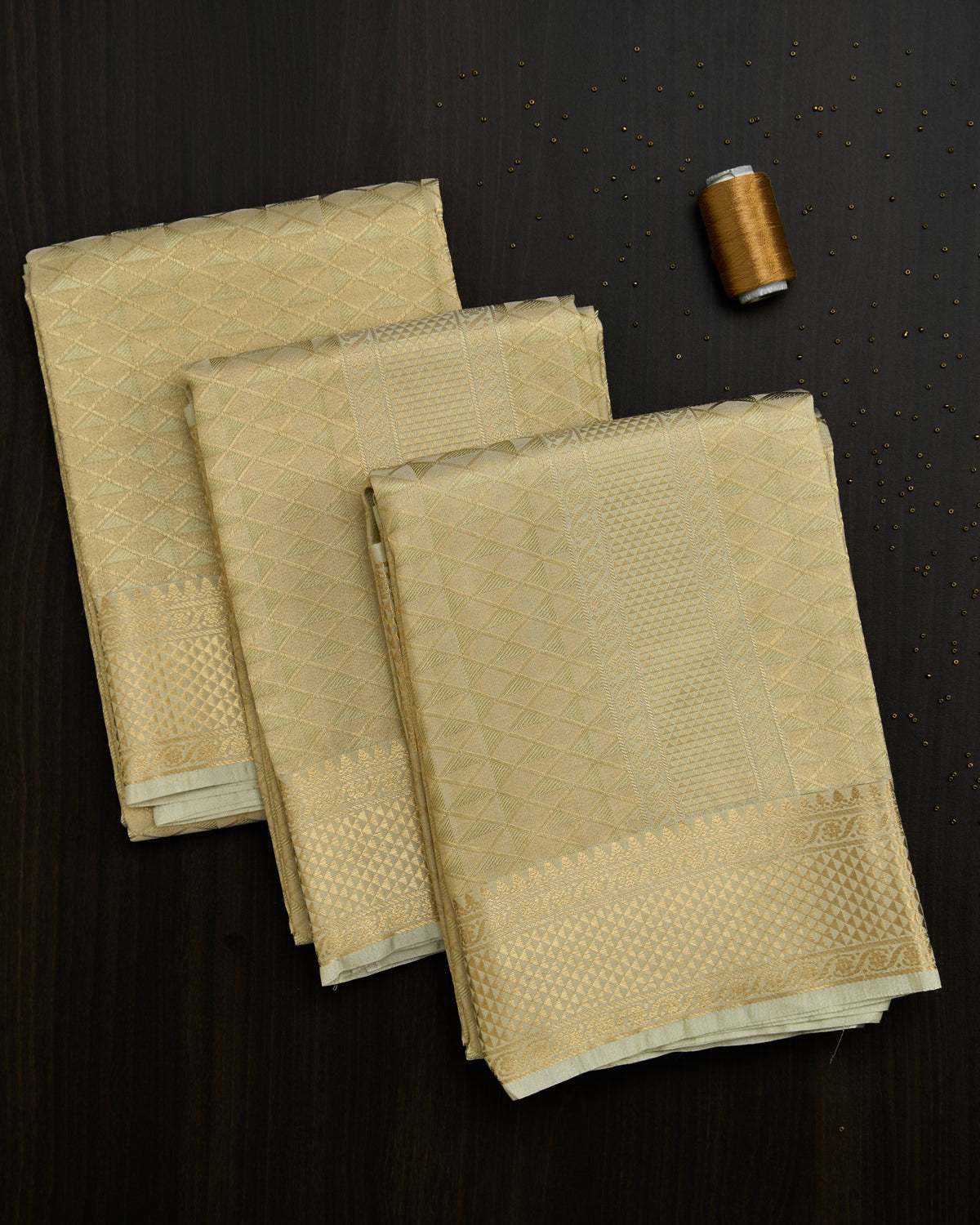 Pastel Blue Silk Dhoti set 8*4 + 2.50 (3in1)