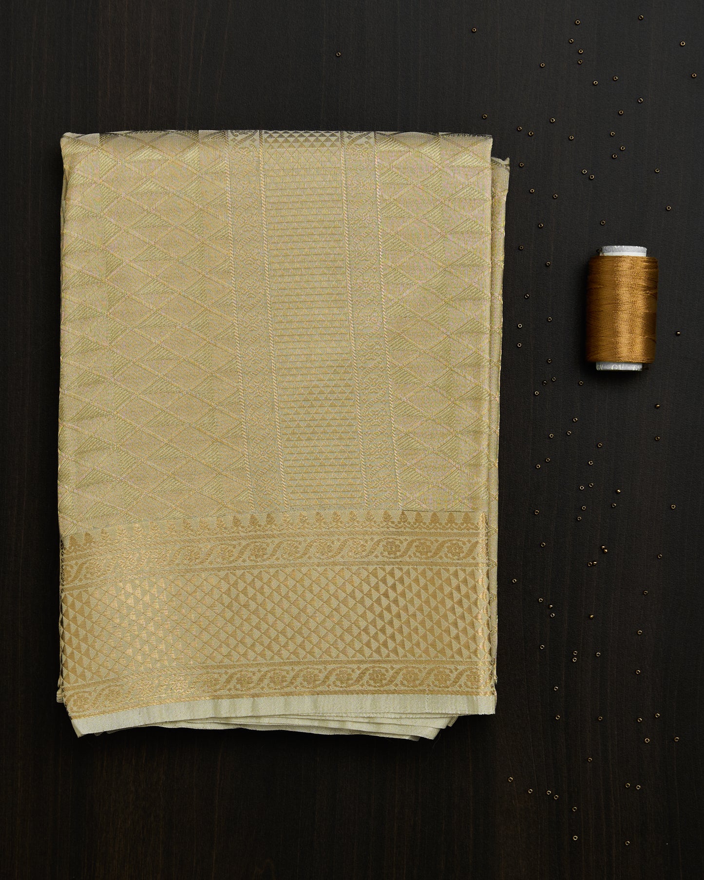 Pastel Blue Silk Dhoti set 8*4 + 2.50 (3in1)