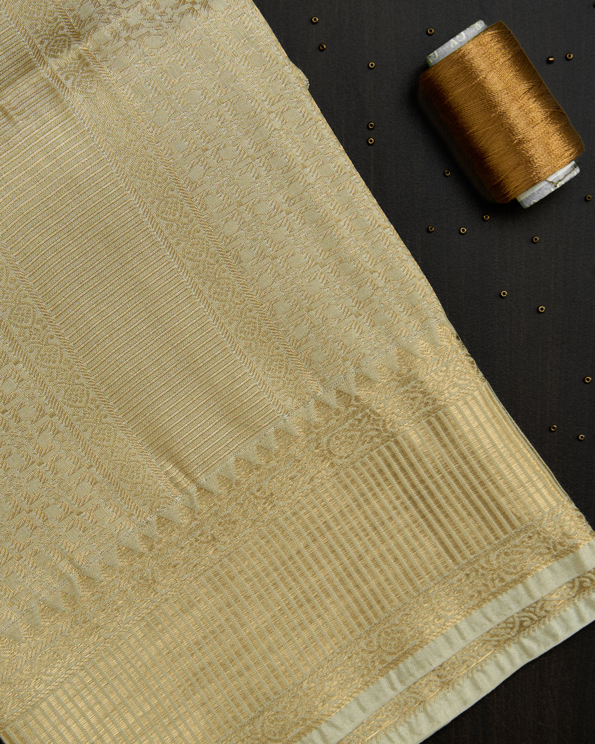 Pastel Green Silk Dhoti set 8*4 + 2.50 (3in1)