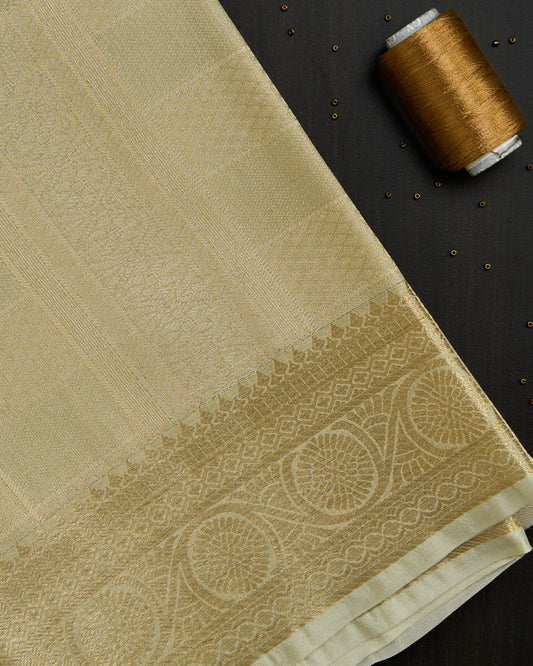 Pastel Green Silk Dhoti set 8*4 + 2.50 (3in1)