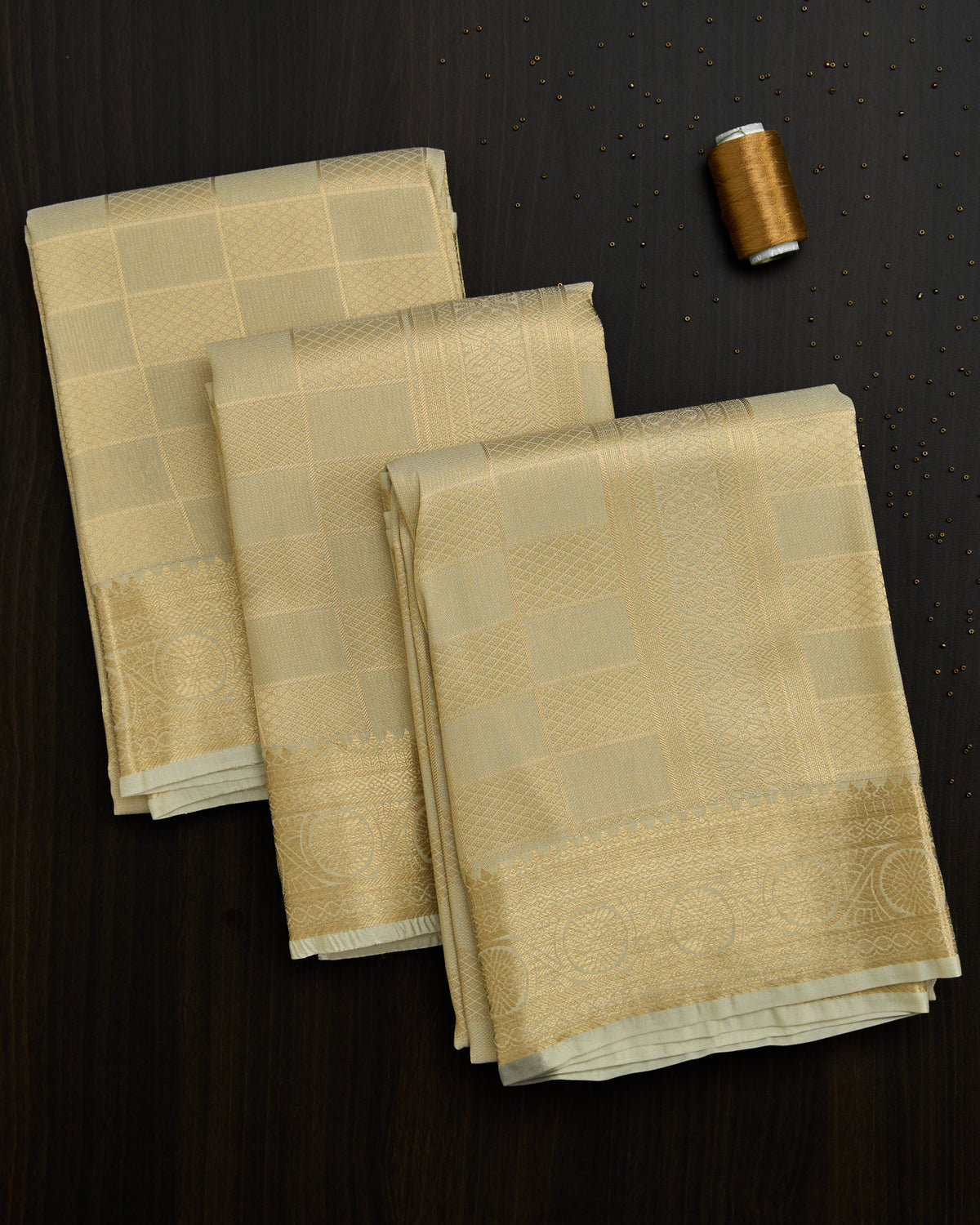 Pastel Green Silk Dhoti set 8*4 + 2.50 (3in1)
